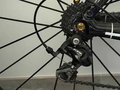 Bici da corsa carbonio Orbea Ordu triathlon 2017 Durace tg. L usata (ruote escluse)