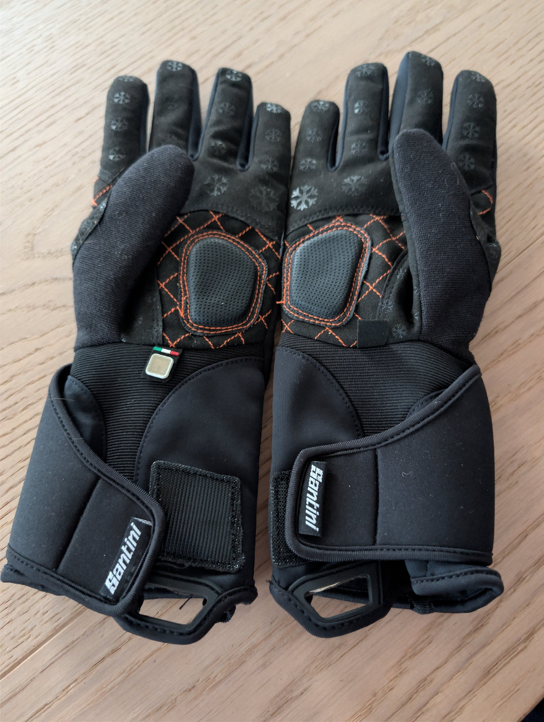 Guanti invernali Santini Fjord ciclismo tg. XS-S usati