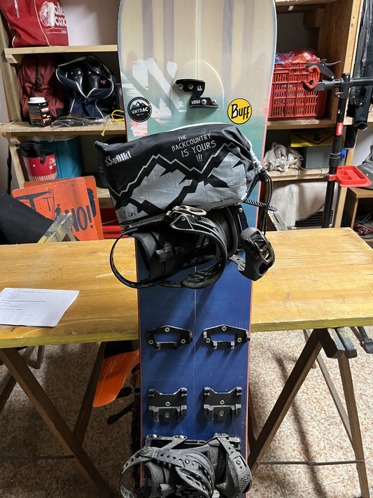 Volkl Untrac Splitboard 162cm usata + pelli e attacchi Burton
