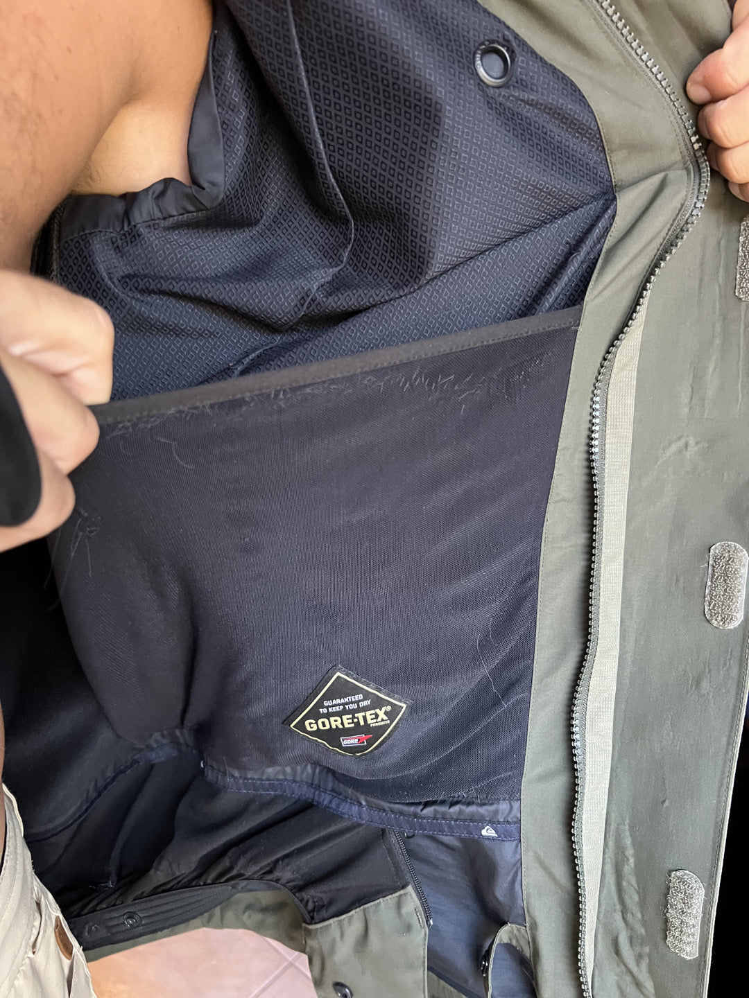 Giacca snowboard QuickSilver Travis Rice Gore-Tex tg L uomo