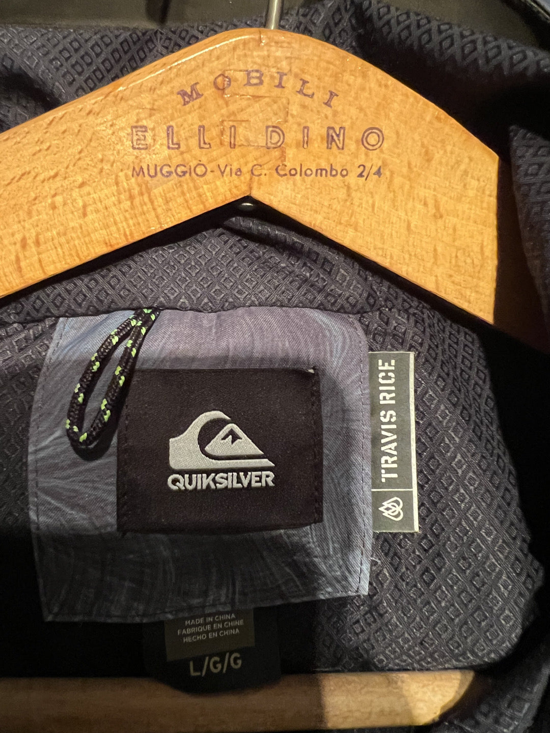 Giacca snowboard QuickSilver Travis Rice Gore-Tex tg L uomo