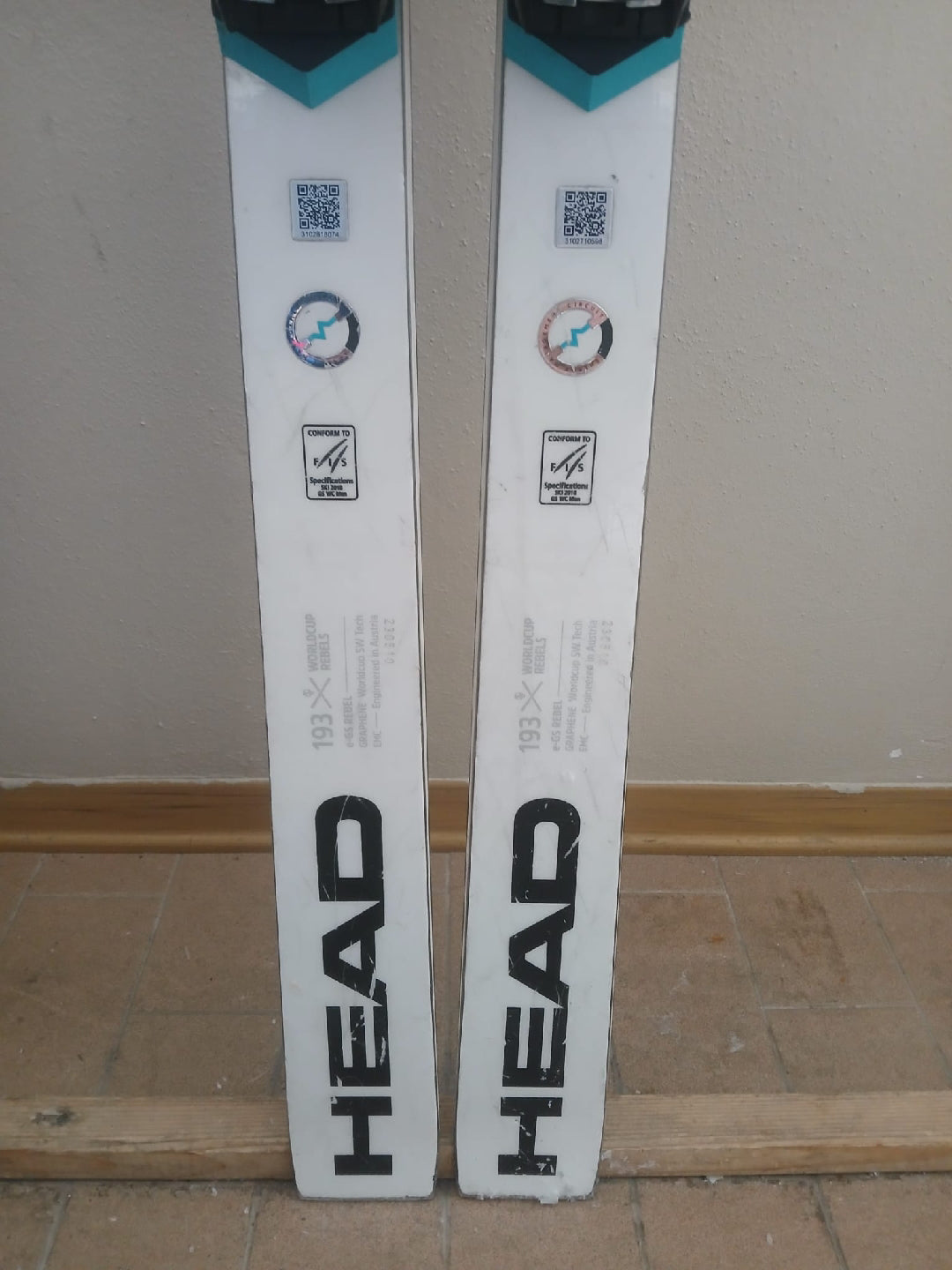 Sci Head da gara WC e.GS 193cm rebels slalom gigante usati