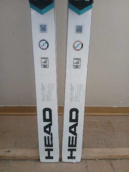 Sci Head da gara WC e.GS 193cm rebels slalom gigante usati
