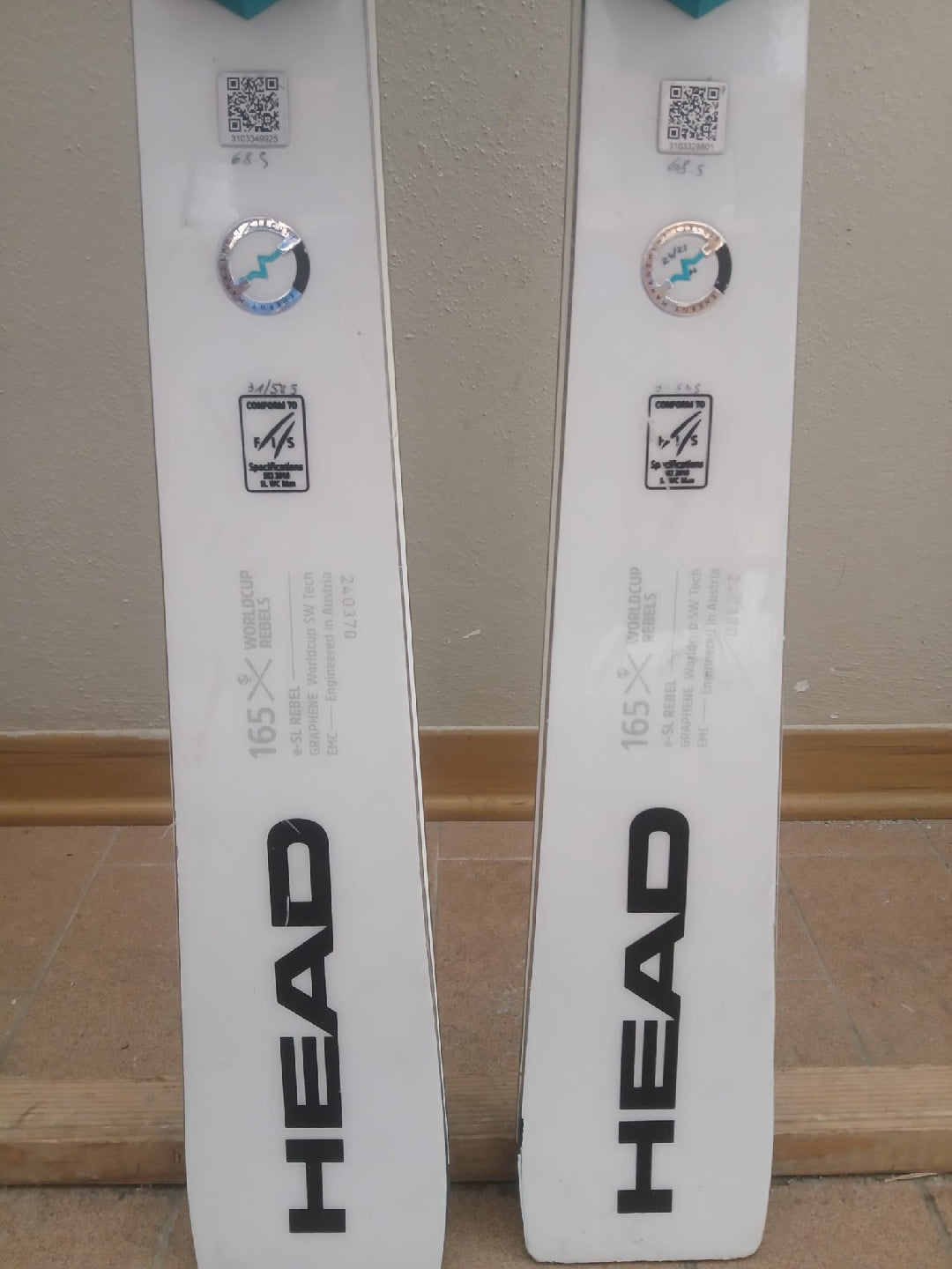 Sci Head da gara WC e.SL 165cm rebels slalom speciale usati