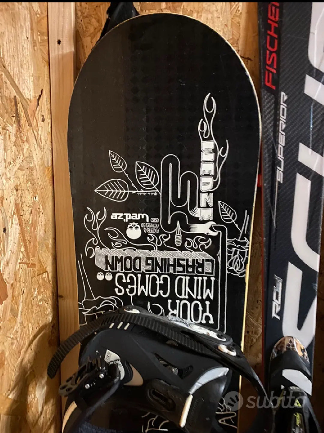 Tavola snowboard principianti 160 cm usata