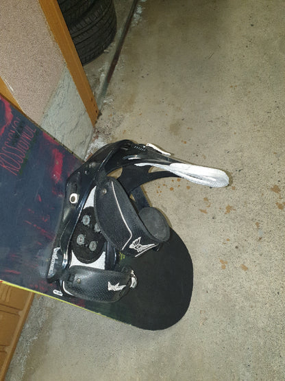 tavola snowboard usata Rossignol Angus + attacchi Burton