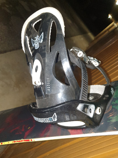 tavola snowboard usata Rossignol Angus + attacchi Burton