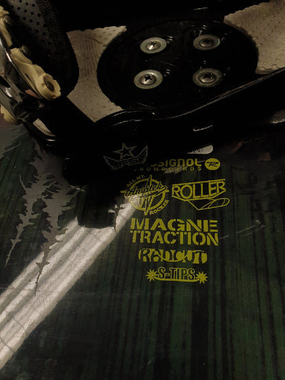 tavola snowboard usata Rossignol Angus + attacchi Burton