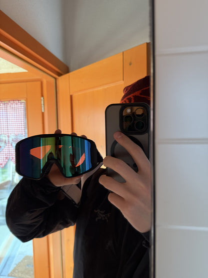 Maschera sci Oakley line miner tg. L usata (custodia inclusa)