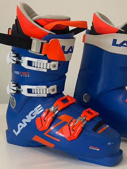 Scarponi sci gara Lange RS 130 wide tg. 28 usati
