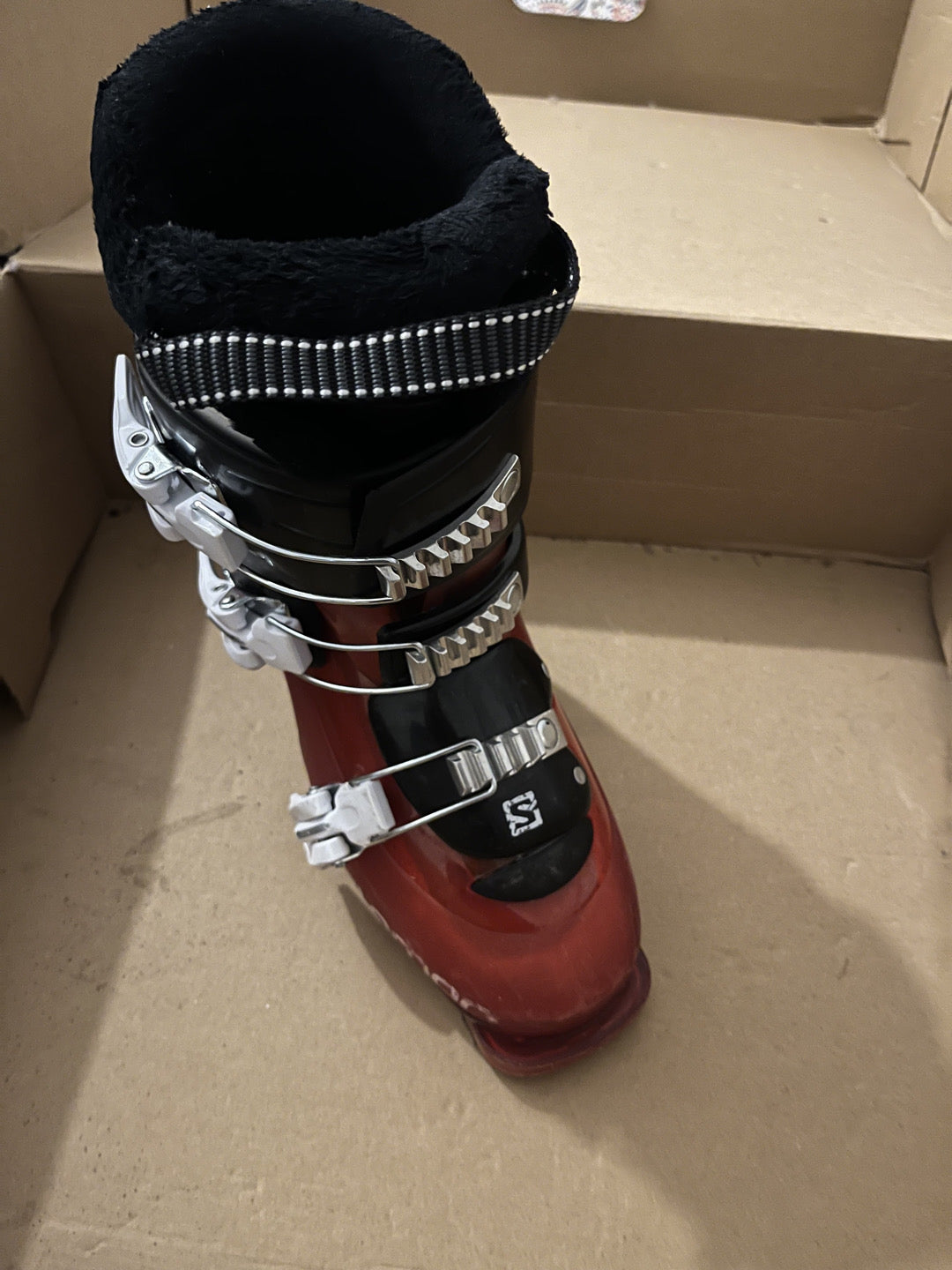 scarponi sci bambino Salomon T3 RT tg 22 usato