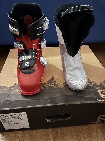 scarponi sci bambino Salomon T3 RT tg 22 usato