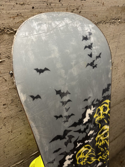 tavola snowboard Santa cruz 157 cm + attacchi Salomon usata