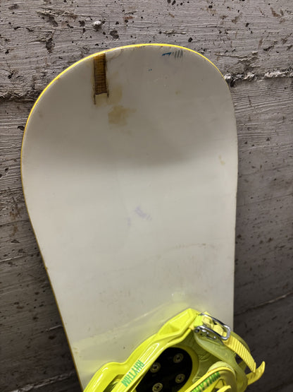 tavola snowboard Santa cruz 157 cm + attacchi Salomon usata