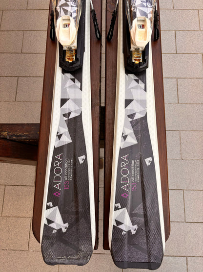 Set completo sci Volkl da donna 153cm r12 usati