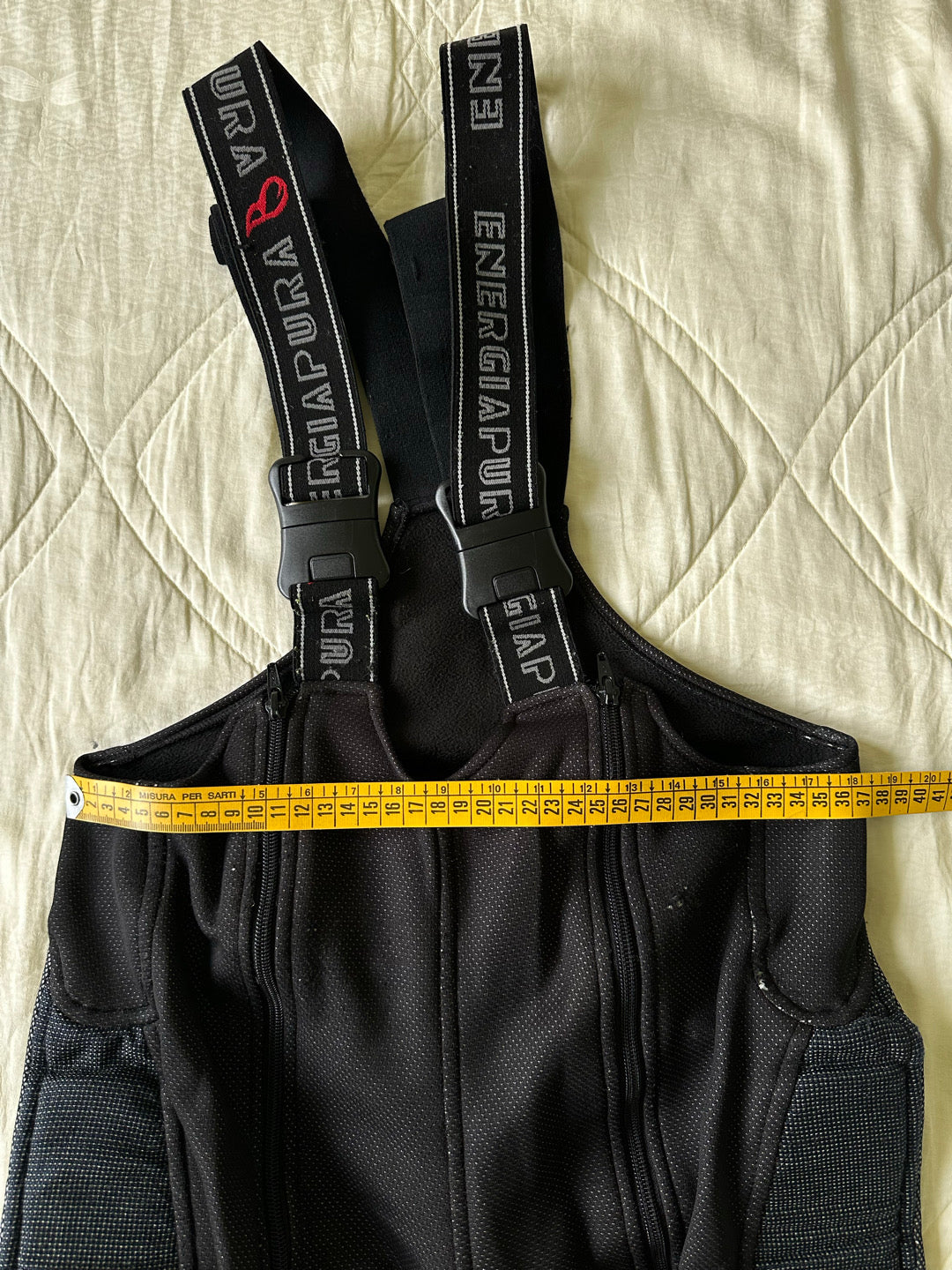 Salopette Energiapura tg S usata con protezioni in cordura