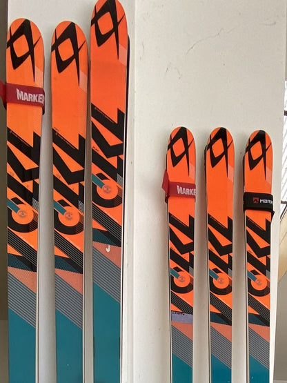 3 paia sci Volkl Racetiger DH e 3 paia da SG da gara usati