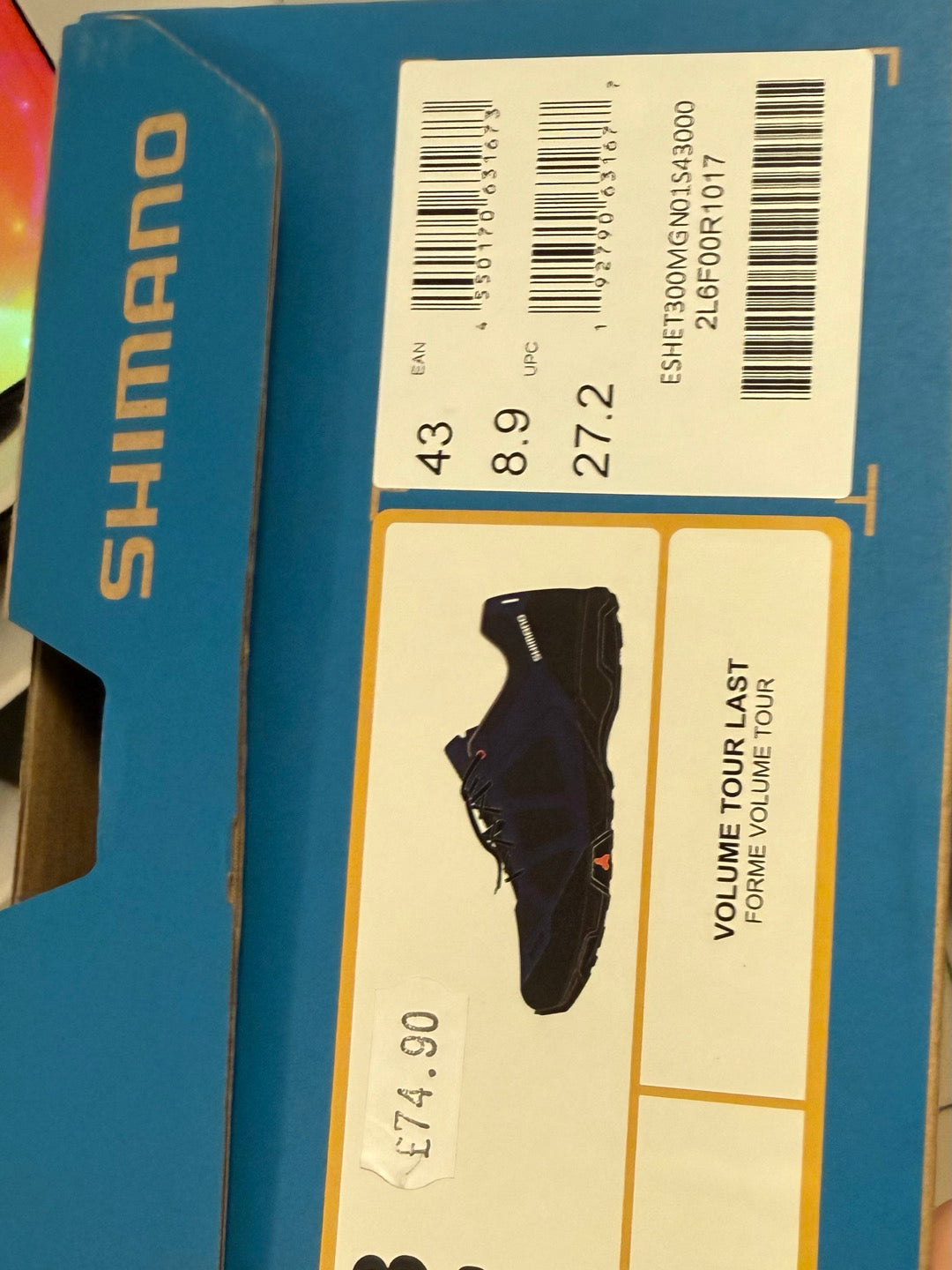 scarpe shimano ET3SH-ET300 tg. 43 usate
