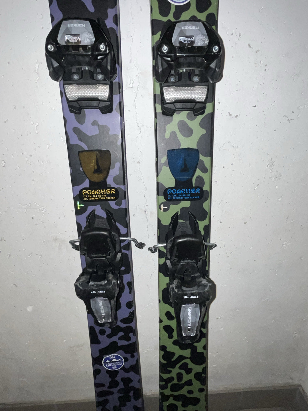 Sci K2 Poacher 177 cm + Attacchi Marker Griffon 13 usato