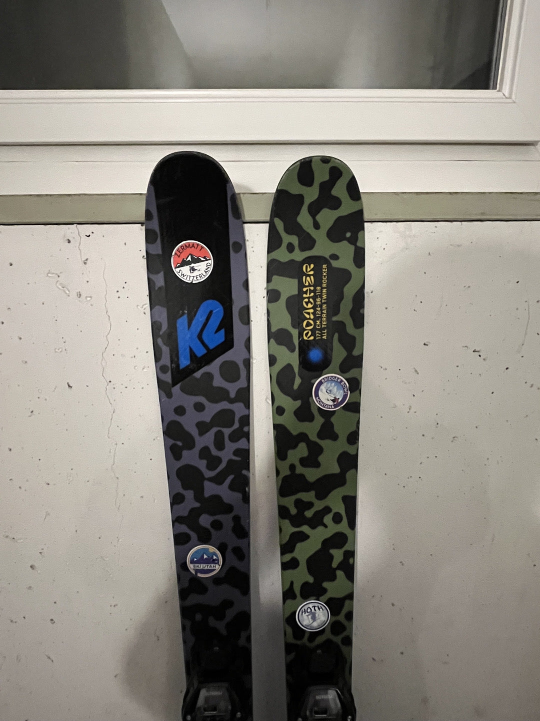 Sci K2 Poacher 177 cm + Attacchi Marker Griffon 13 usato