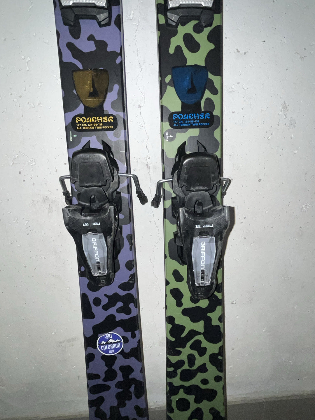 Sci K2 Poacher 177 cm + Attacchi Marker Griffon 13 usato