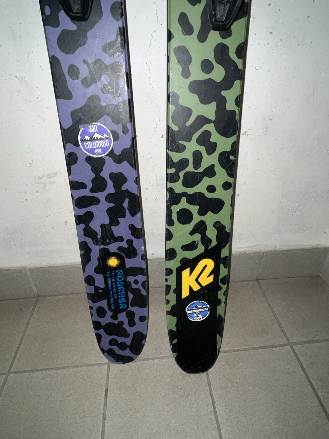 Sci K2 Poacher 177 cm + Attacchi Marker Griffon 13 usato