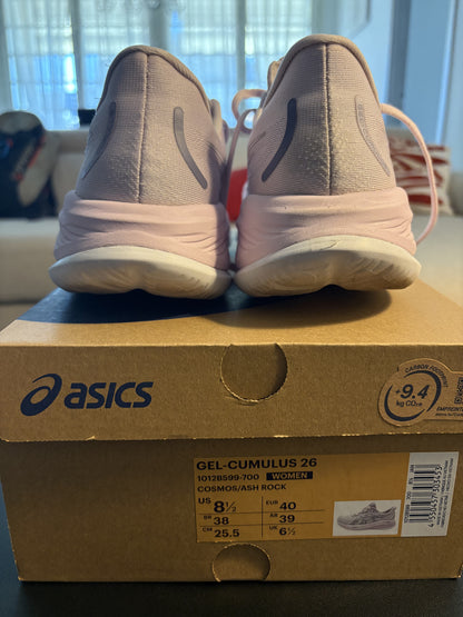 Scarpe asics gel culumbus 26 rosa donna taglia 40 usate