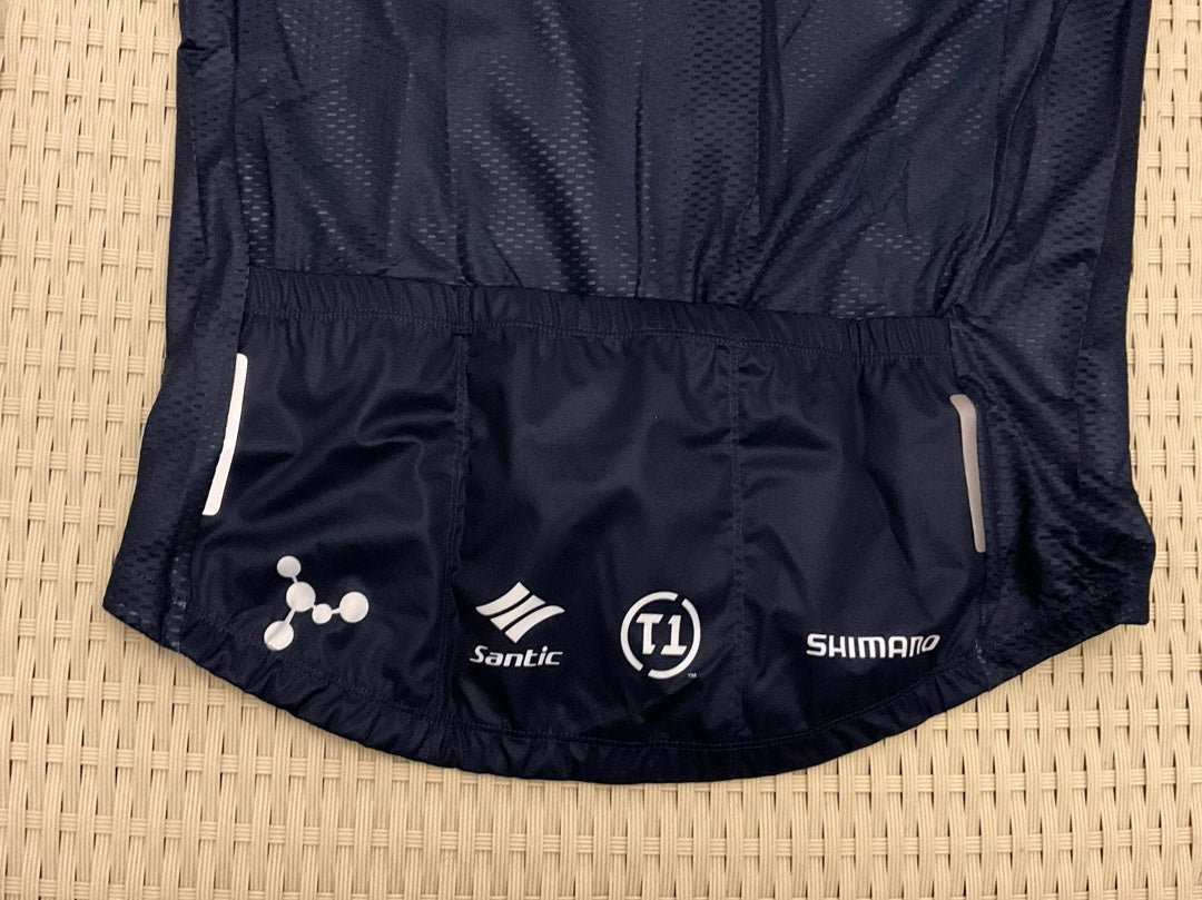 Gilet antivento ciclismo Team Novo Nordisk tg. M nuovo