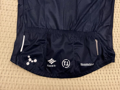 Gilet antivento ciclismo Team Novo Nordisk tg. M nuovo