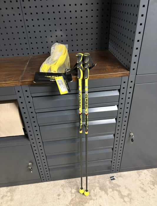 Bastoni sci Gabel SLK-R Carbon Kevlar con paramano nuovi
