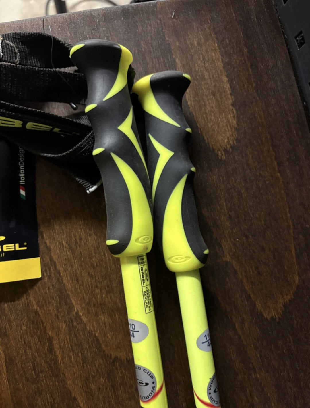 Bastoni sci Gabel SLK-R Carbon Kevlar con paramano nuovi