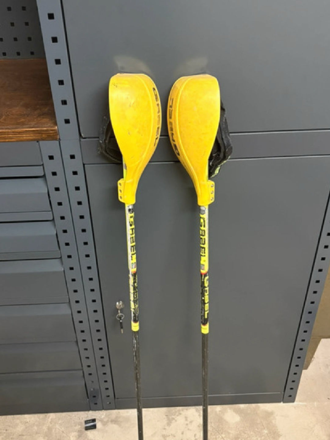 Bastoni sci 110cm Gabel SLK-R Carbon Kevlar con paramano usati