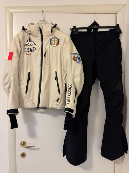 Giacca e pantalone sci Kappa FISI ITA tg. XS usati