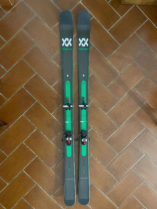 Sci scialpinismo Volkl Kanjo 168cm r17.6 usati