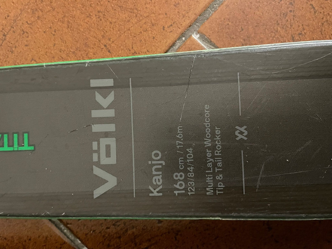 Sci scialpinismo Volkl Kanjo 168cm r17.6 usati