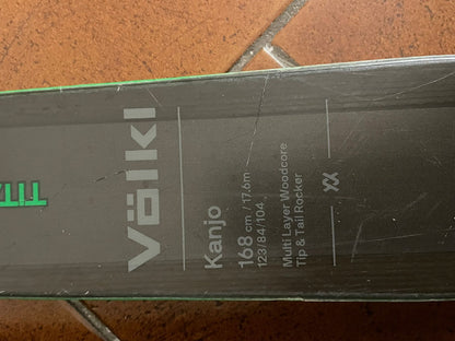 Sci scialpinismo Volkl Kanjo 168cm r17.6 usati