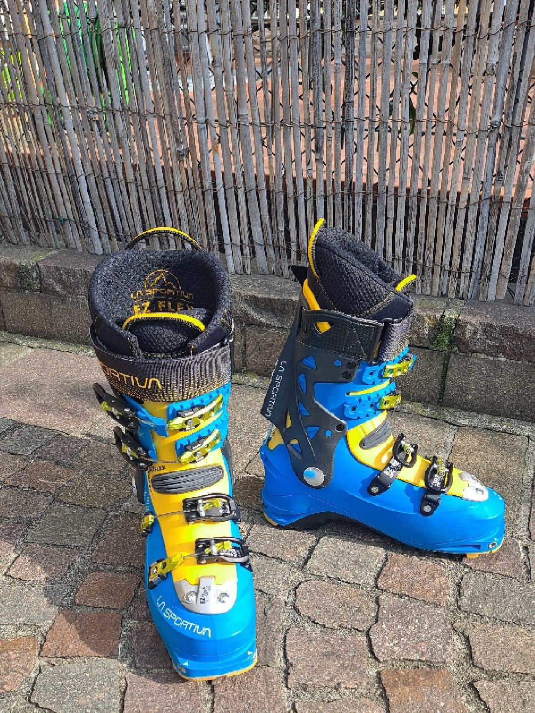 Scarponi da sci alpinismo La Sportiva tg. 25 cm usati