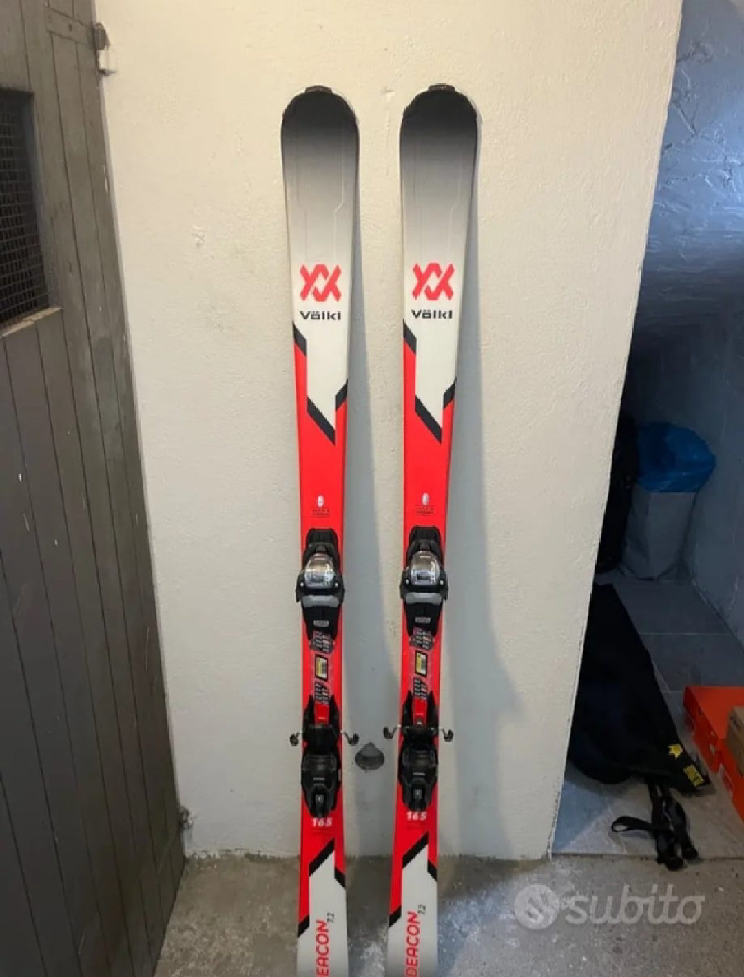 Sci Volkl Deacon 7.2 165 cm r14 usati