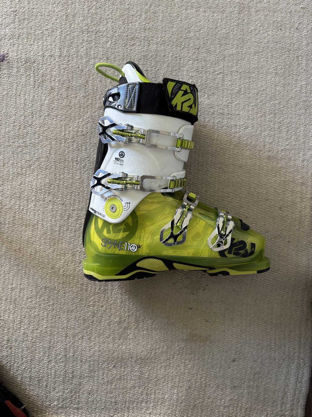 Scarponi da Sci K2 Spyne 110 tg. 27.5 usati