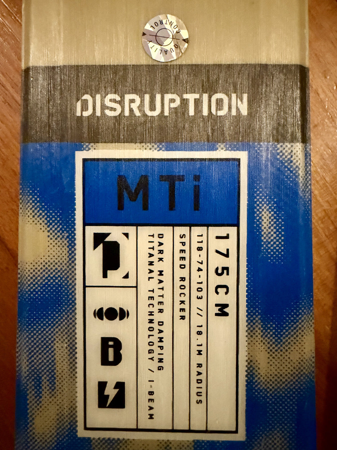 sci K2 disruption 175cm R18 stagione 25/26 usati