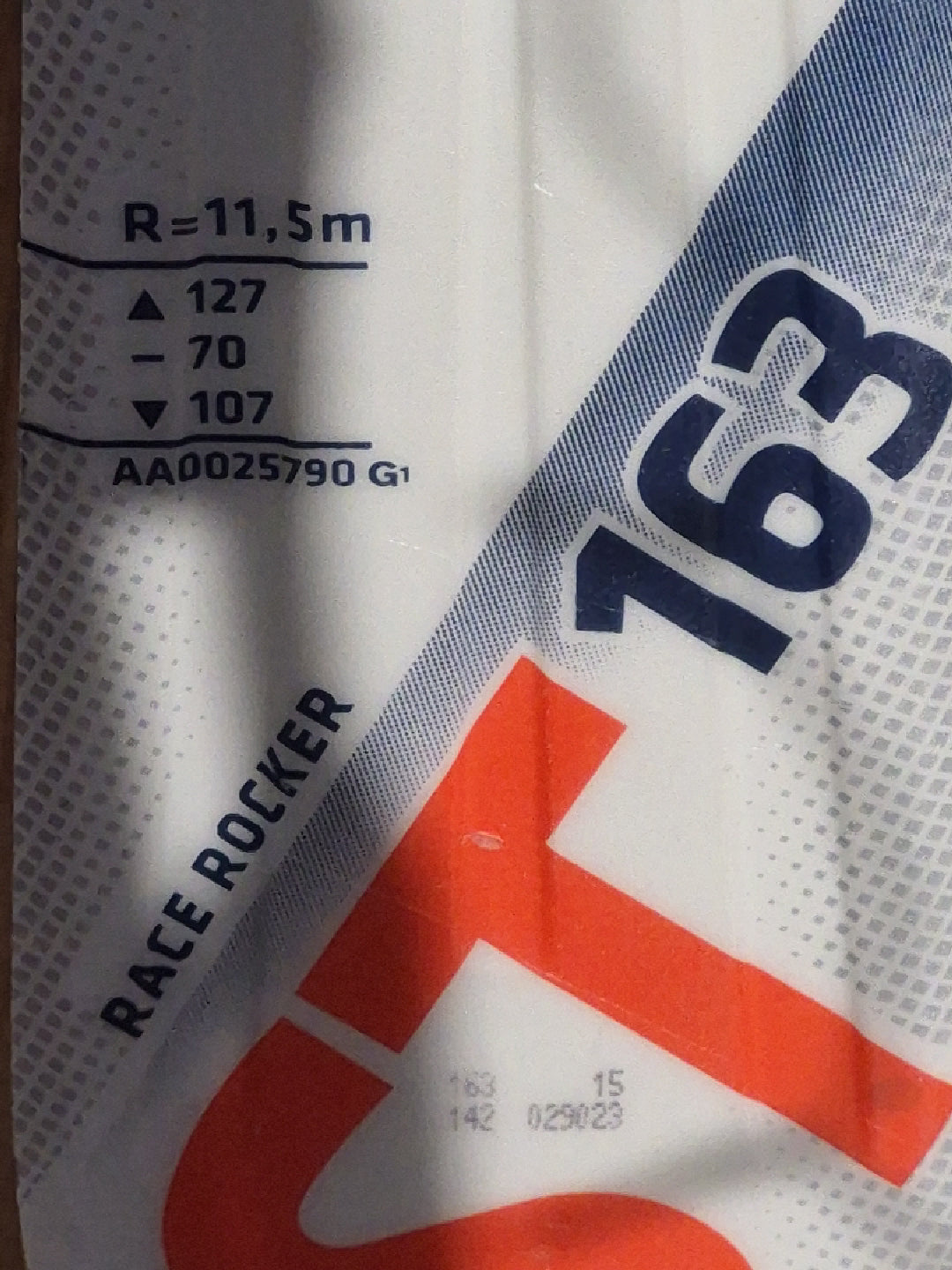 sci atomic 163 cm r11.5 usati