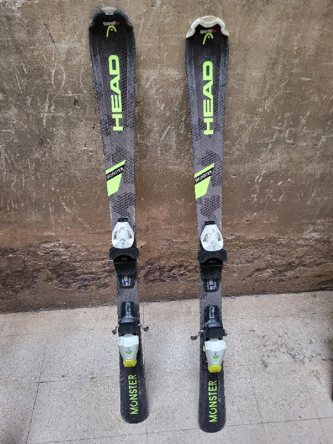 Sci usati Head Monster 127 cm bambino + bastoncini