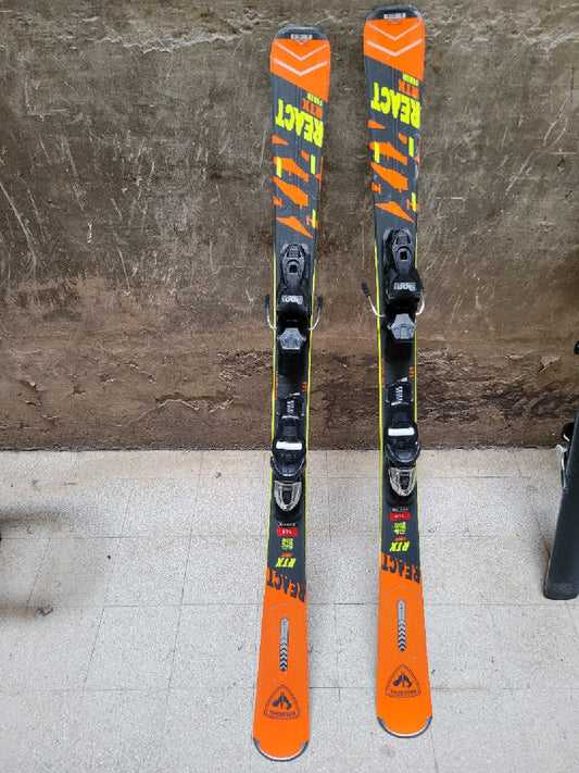 Sci usati Rossignol React RTX Fiber 150 cm + bastoncini