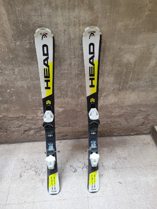 Sci usati Head Supershape Team 117 cm bambino + bastoncini