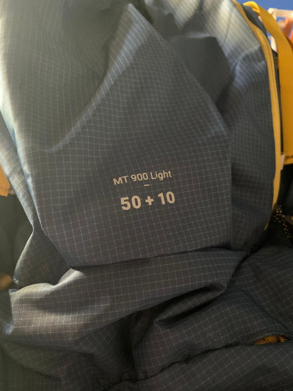 Zaino trekking MT 900 Light 50+10 litri usato