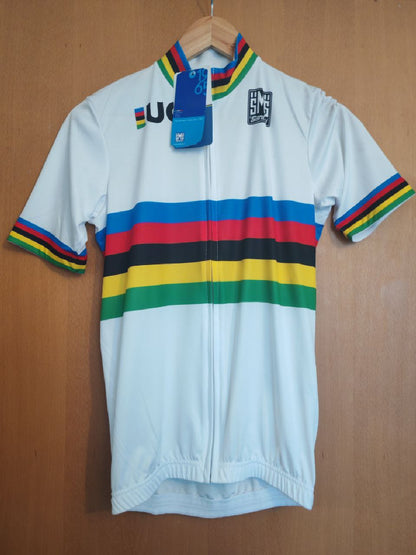 maglia ciclismo Santini champion originale tg. M nuova