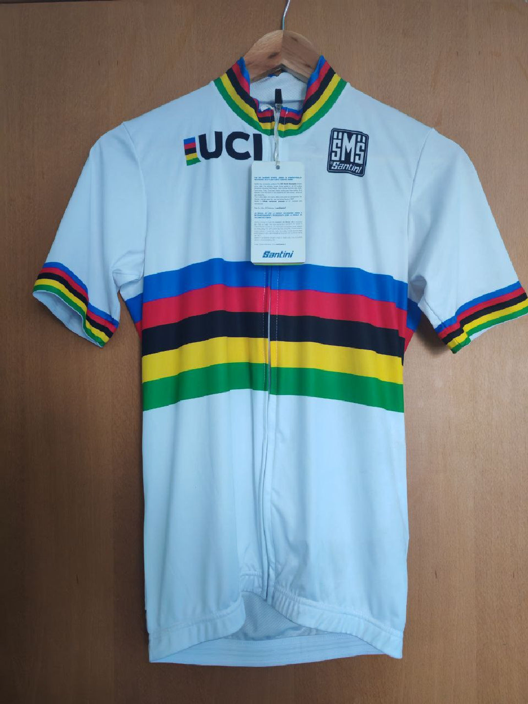 maglia ciclismo Santini champion originale tg. M nuova