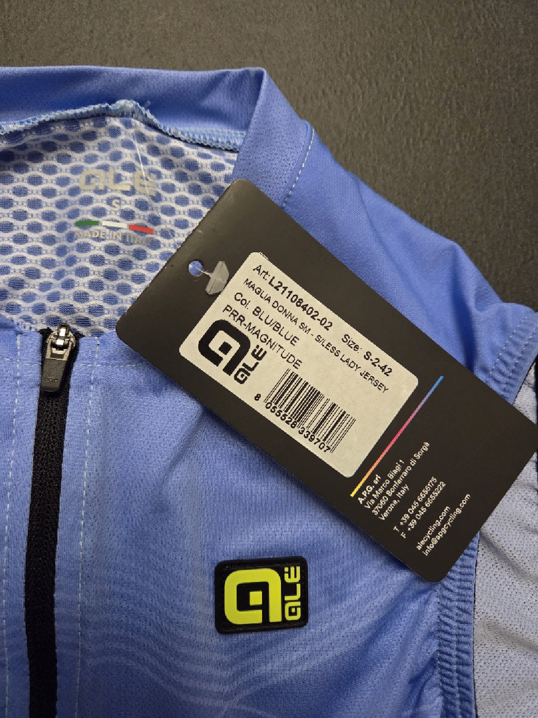 Maglia smanicata ciclismo Alè tg S donna