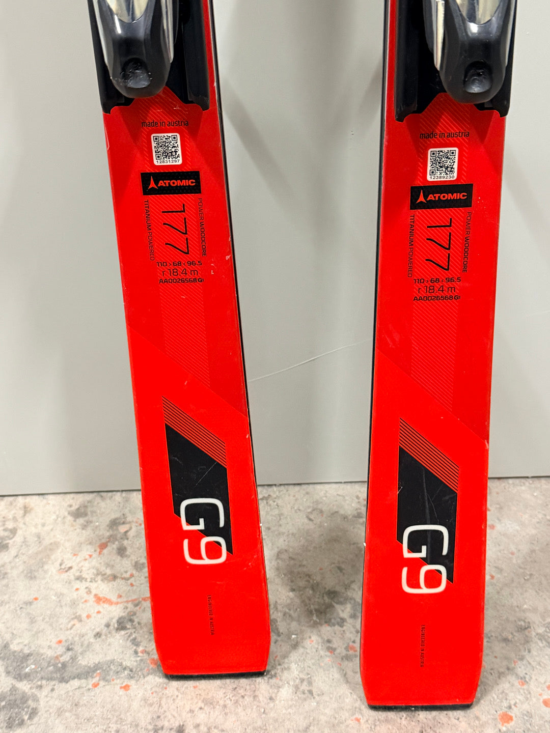 Sci Atomic G9  177cm r18.4 usati
