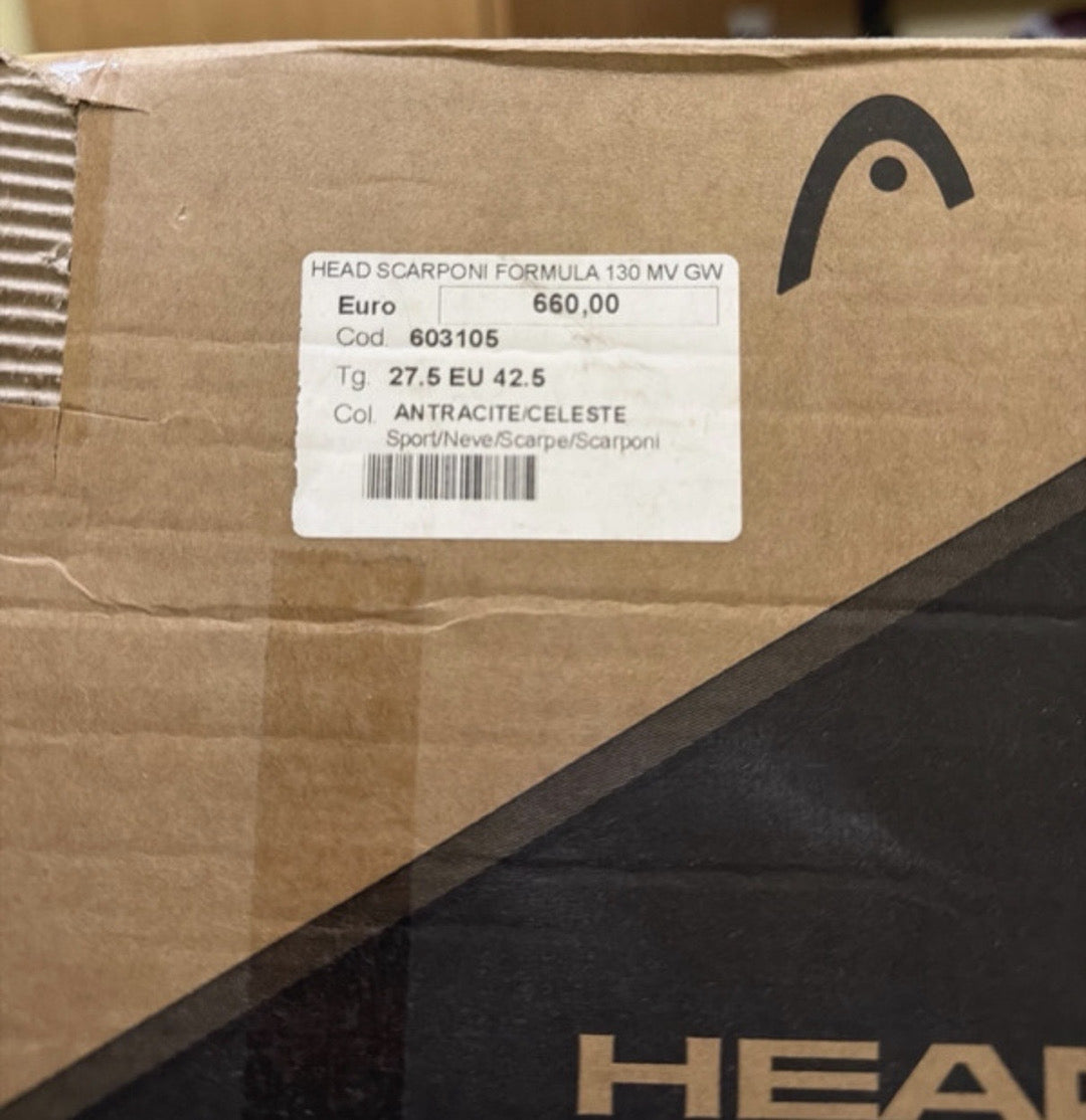 Scarponi Head Formula 130 GW performance b tg 27.5 usati